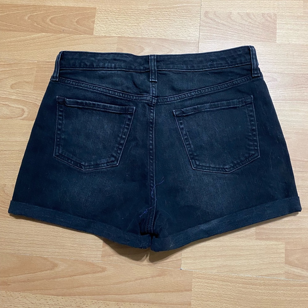 Black High Rise Shorts